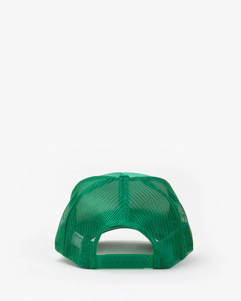 Clare V. - Trucker Hat - Green w/ Cream Déjà Vu