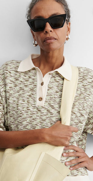 Rachel Comey - Staub Polo - 
Space Dye Floral