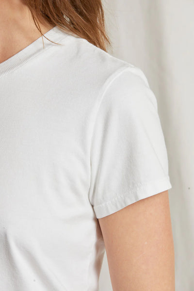 Perfect White Tee - Springsteen Ringspun Cotton Tee - Available in White & True Black