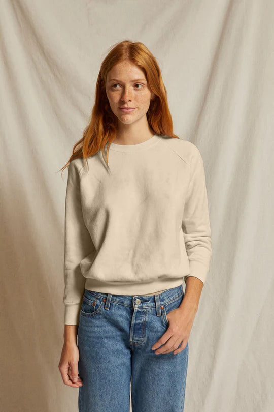 Perfect White Tee - Lennon Fleece Shrunken Sweatshirt - Sugar