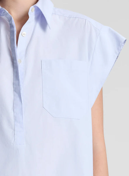 A.L.C. - Brock Cotton Mini Dress - Acqua