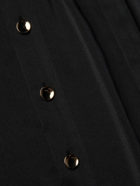 L'AGENCE - Uriah Satin Maxi Shirt Dress - Black
