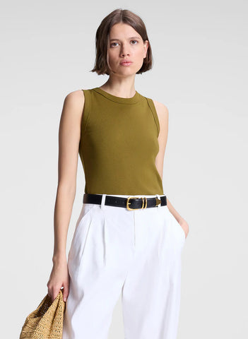 A.L.C. - Hadley Cotton Rib Tank - Hazel