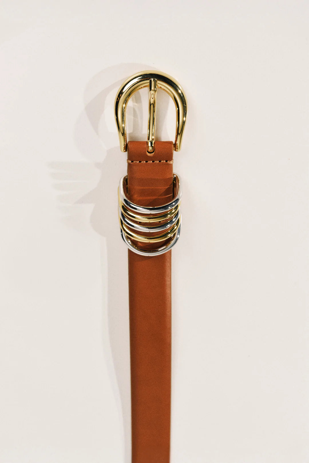 Déhanche - Hollyhock Mixed Metal Belt - Ivory & Terre