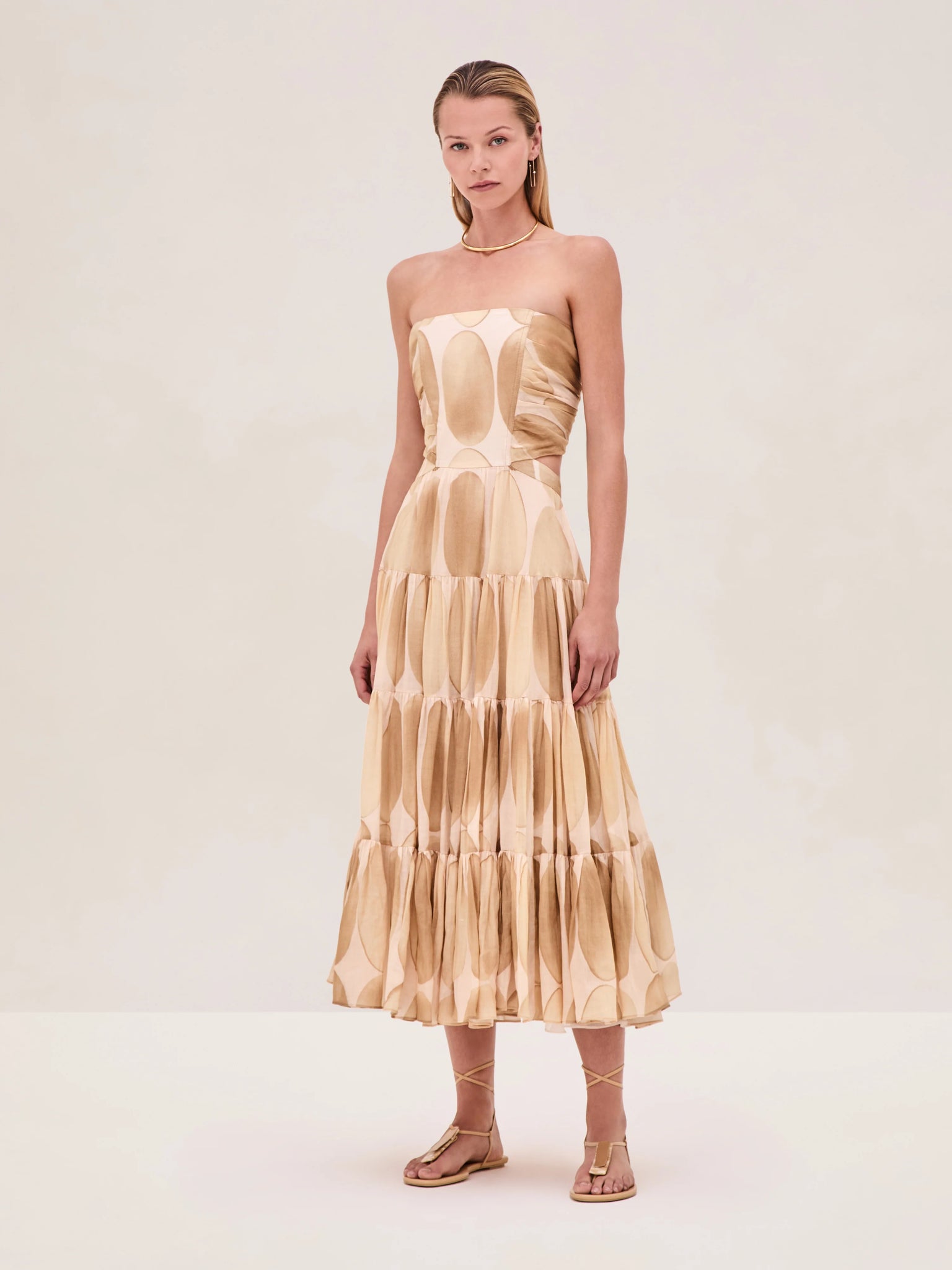 ALEXIS - Dawne Dress - Sand