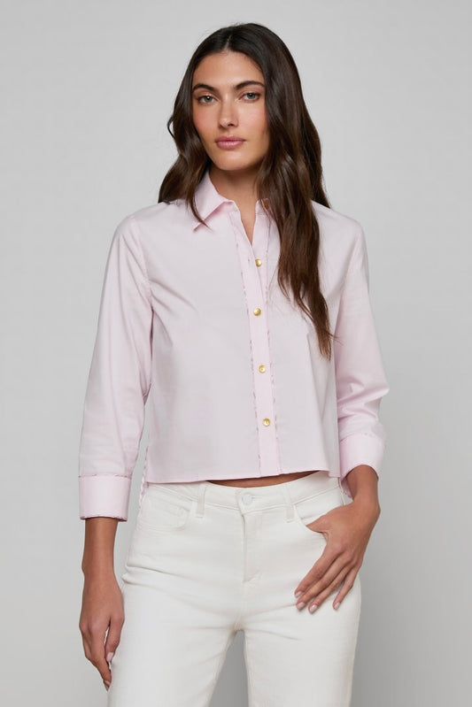 Fawn Piping Scarf Blouse