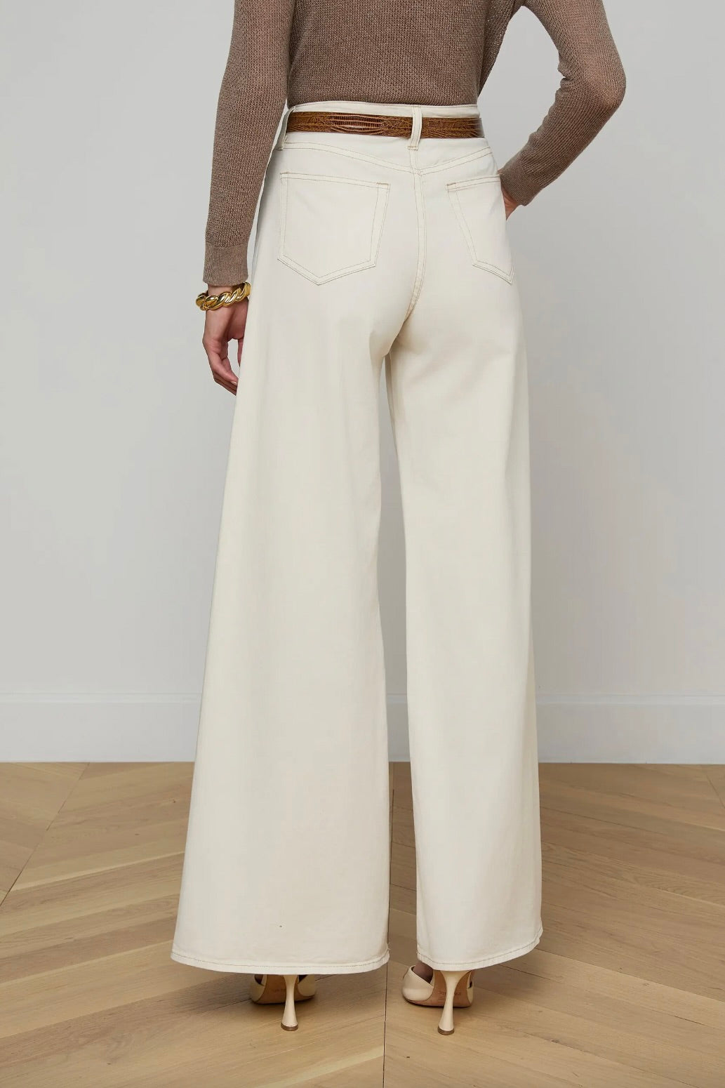 Beau High Rise Wide Leg Jean