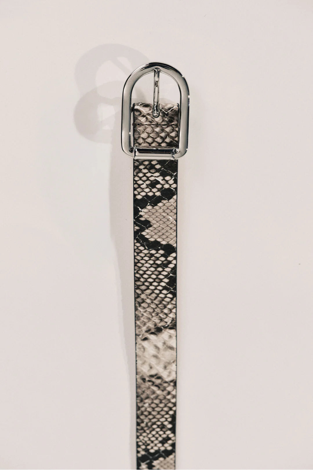 Déhanche - Mija Belt - Beige Snake & Silver