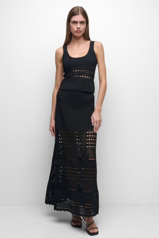 Fitzgerald Open Stitch Knit Tank