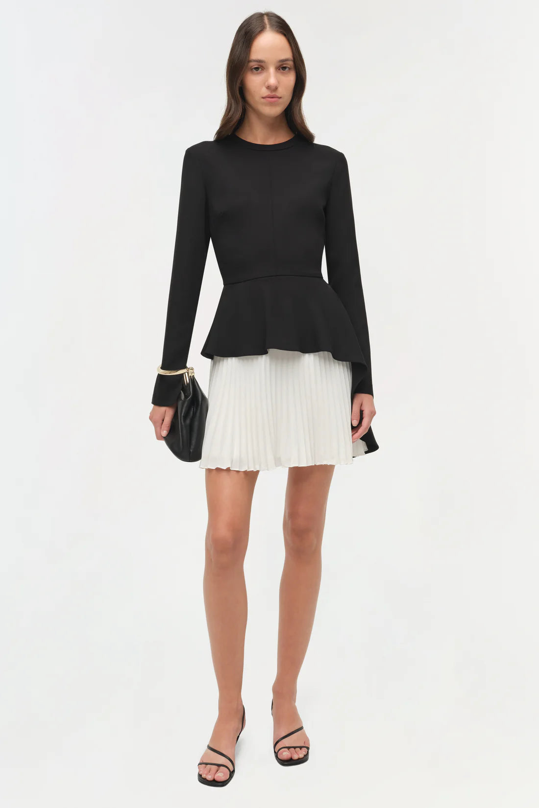 Amberly Pleated Mini Dress