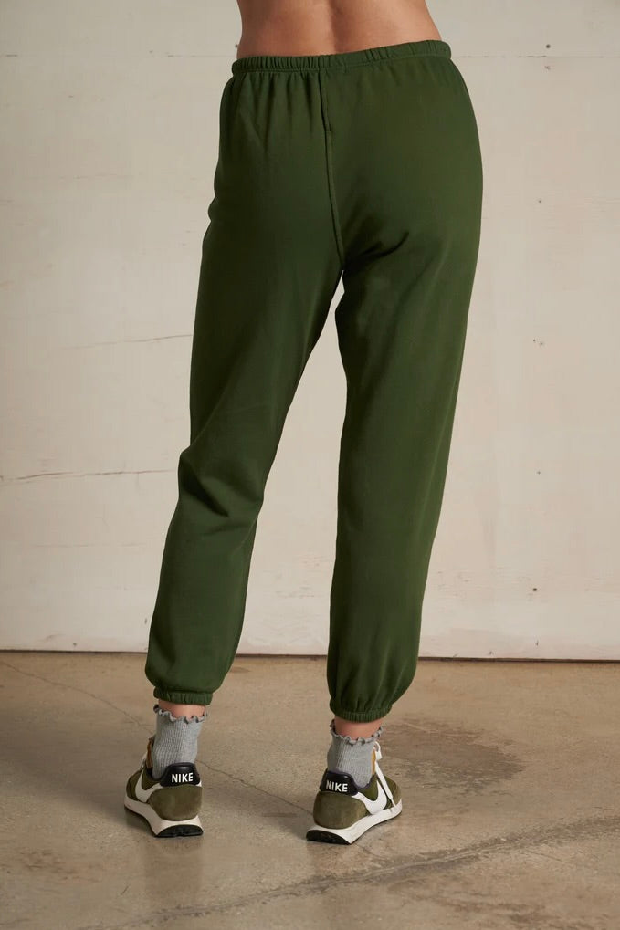 Johnny French Terry Sweatpant - Fern Green