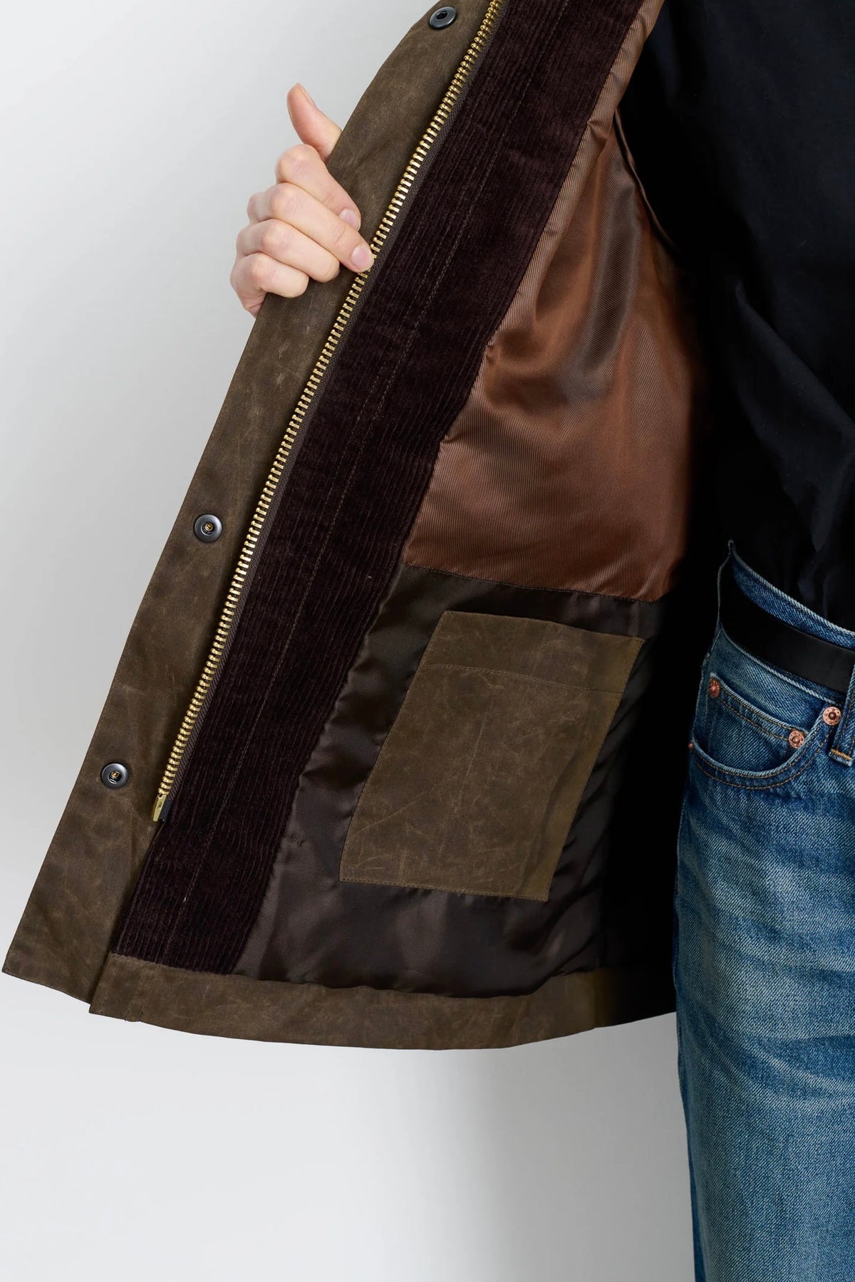 Chiltern Street Jacket In Waxed Cotton