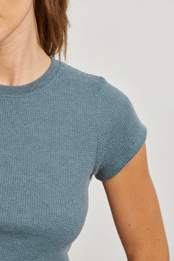 Mindy Brushed Waffle Tee