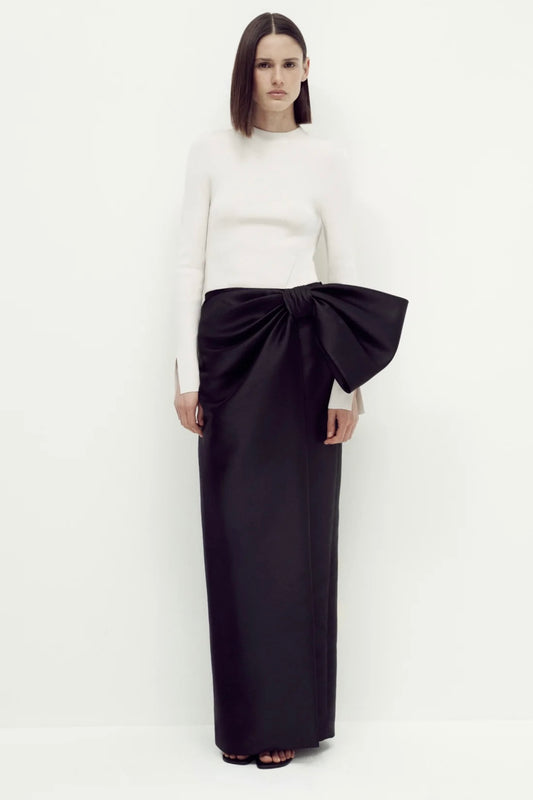 Coralyne Knit Combo Gown