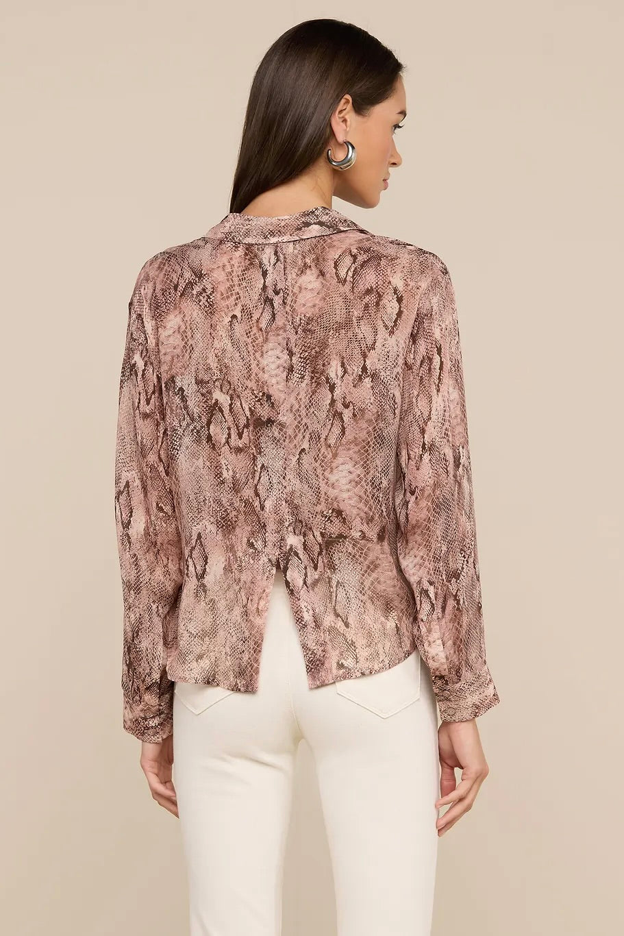 Cosette Crop Hi Low Shirt
