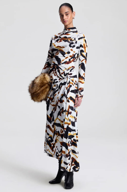 Lia Jersey Printed Maxi Dress