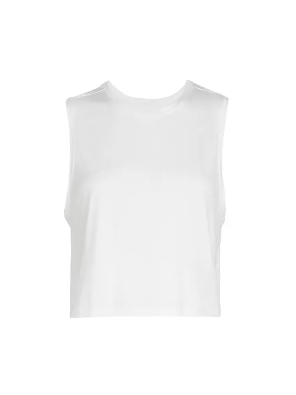 SPLITS59 - Sienna Jersey Tank - White