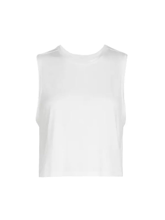 SPLITS59 - Sienna Jersey Tank - White