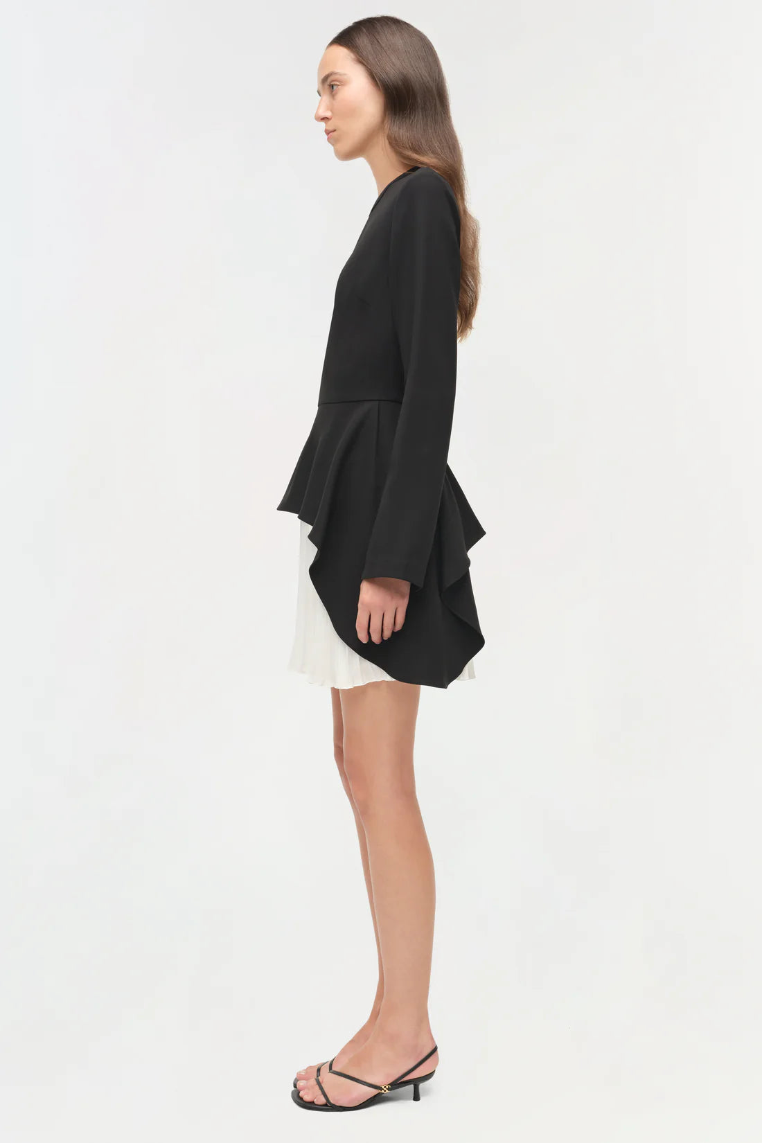 Amberly Pleated Mini Dress