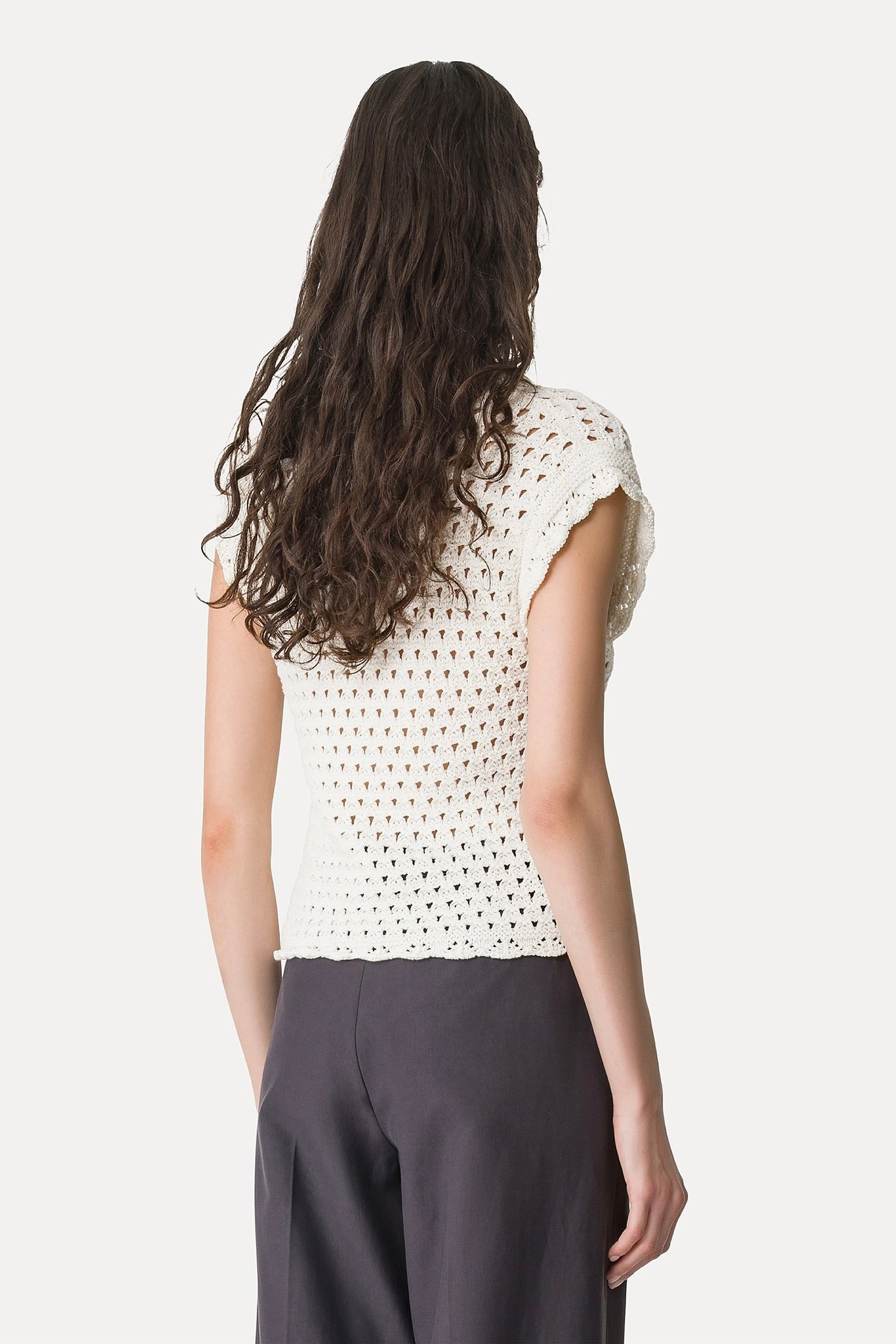 embroidered polo top