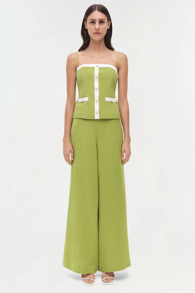SIMKHAI - Eleanor Button Down Cami - Kiwi Multi