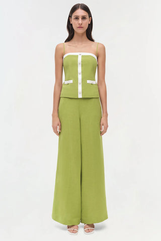 SIMKHAI - Eleanor Button Down Cami - Kiwi Multi