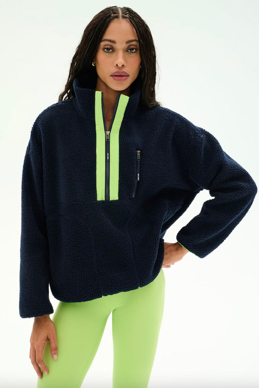 Reese Sherpa Half Zip Pullover