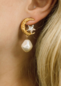 Jennifer Behr - Lune Earring - Pearl