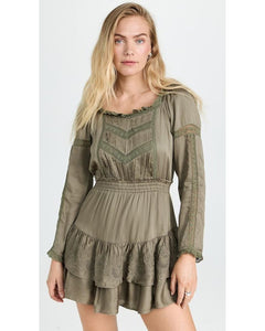 Love Shack Fancy - Sanaya Dress - Forest Oak