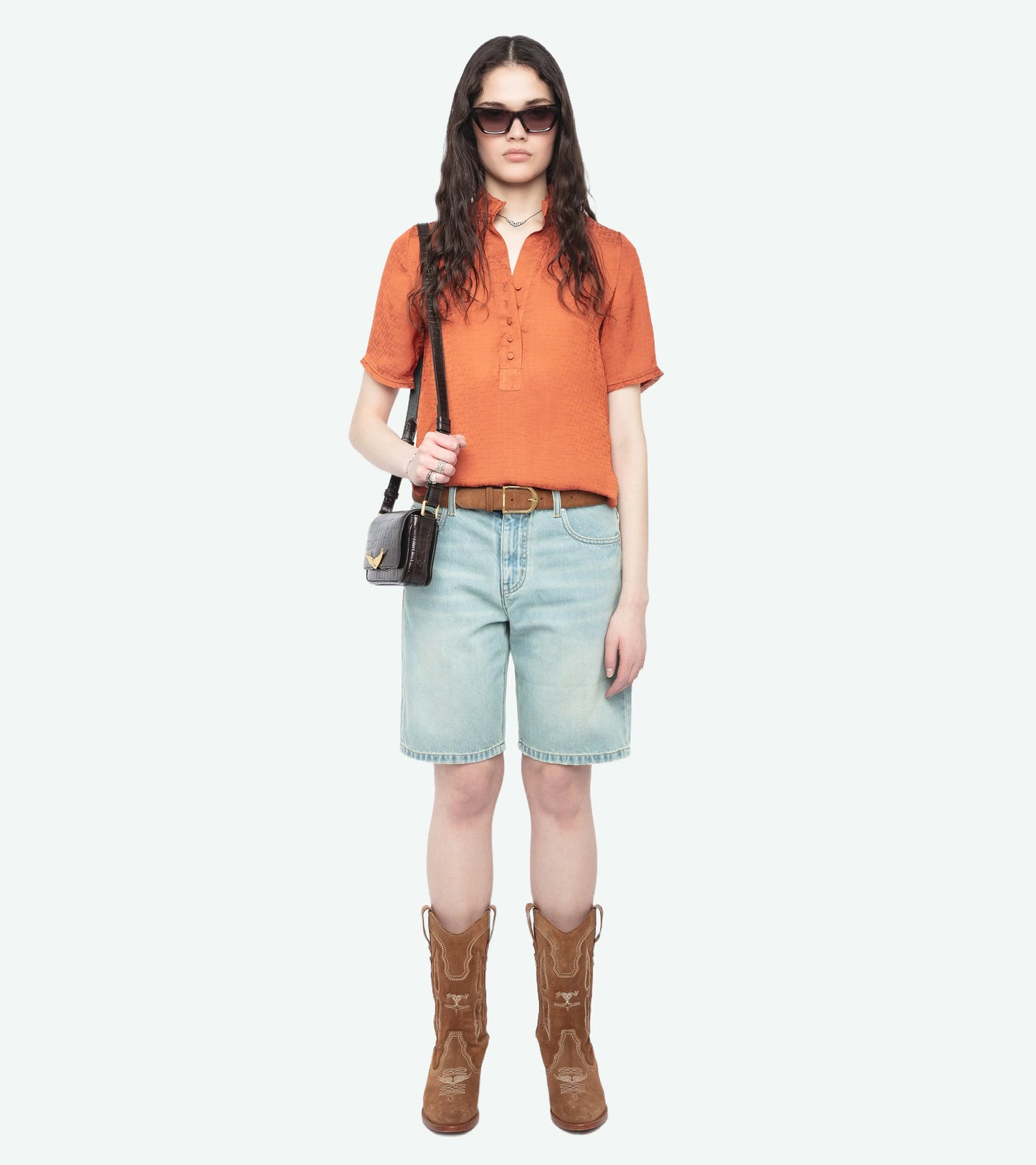 ZADIG&VOLTAIRE - Topher Satin Top - Sienna