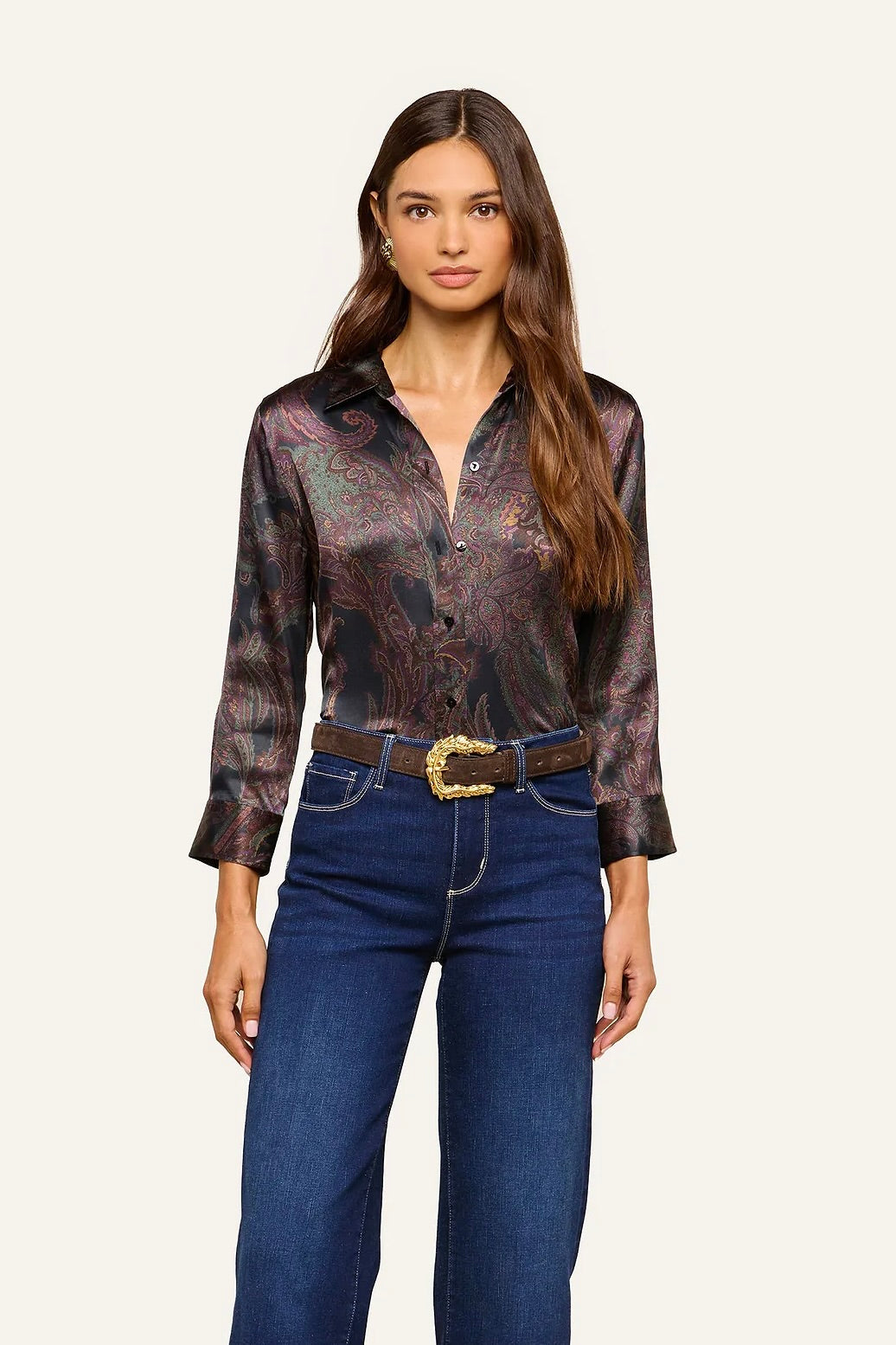 Dani Blouse - Midnight Paisley