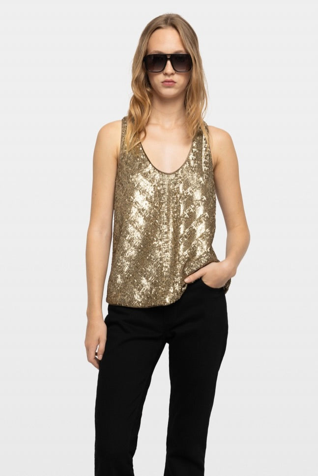 Tarys Sequins Tank