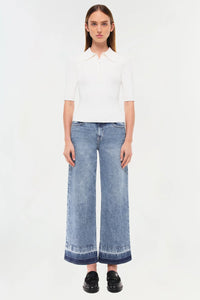 SIMKHAI - Jude High Rise Wide Leg Denim - Sherwood