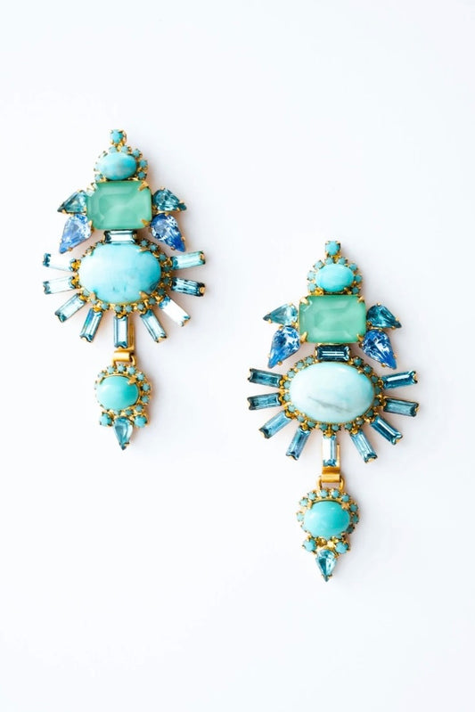 Henning Earrings - Turquoise