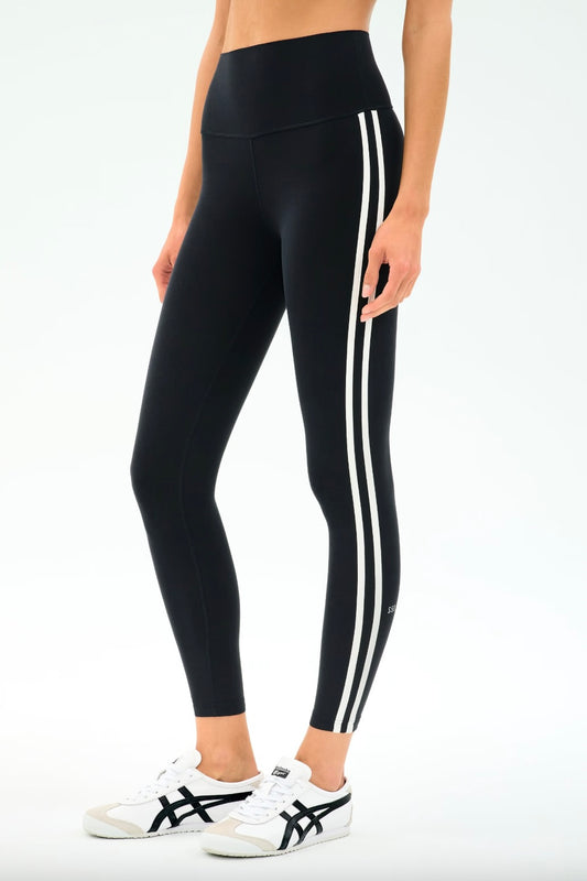 Ella High Waist Airweight 7/8 - Black/White