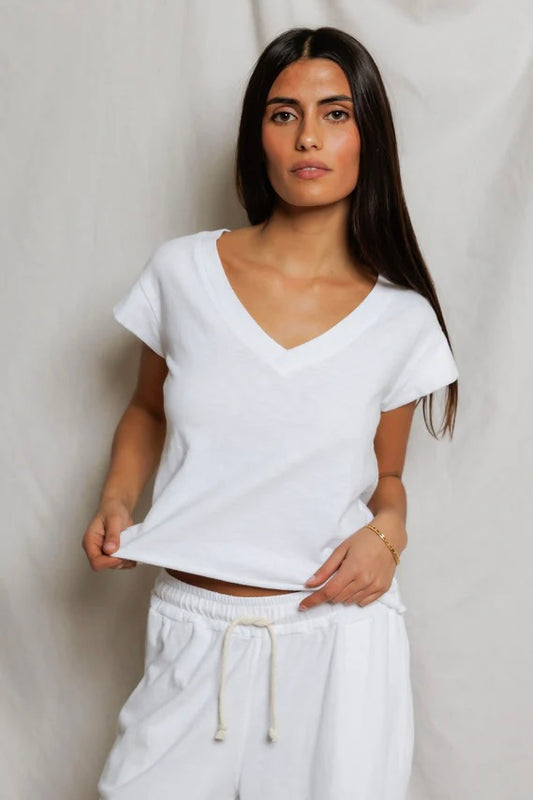 Pearl V-Neck Top