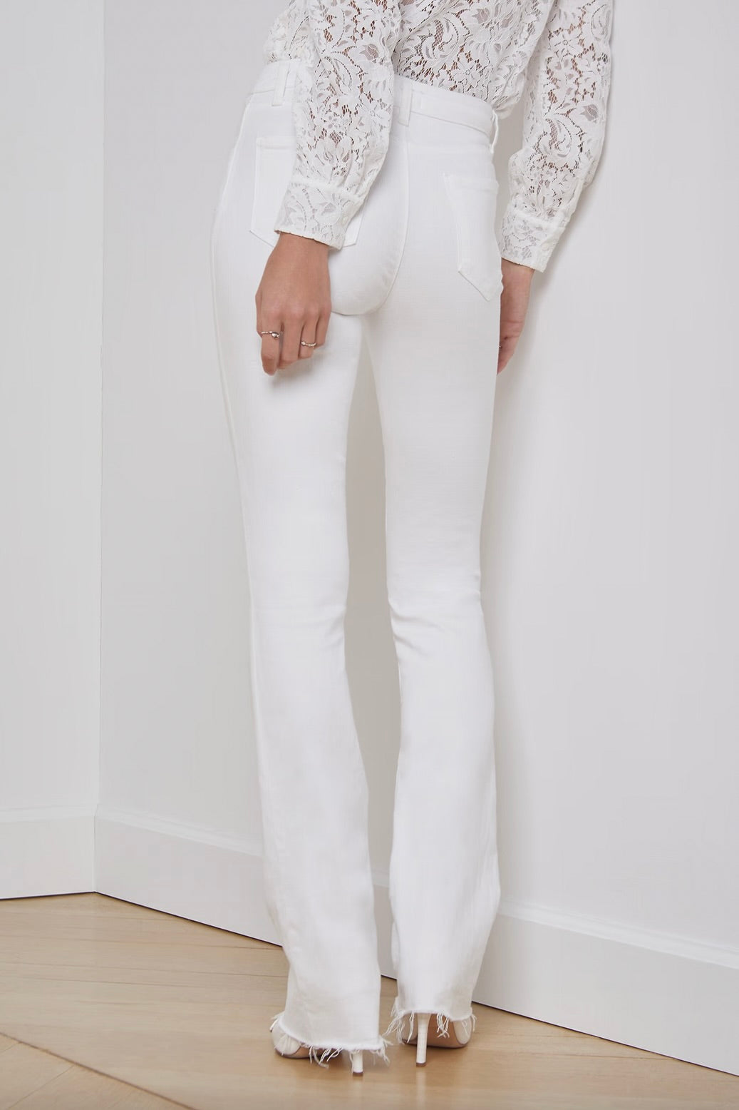 Ruth Straight Jean - Blanc