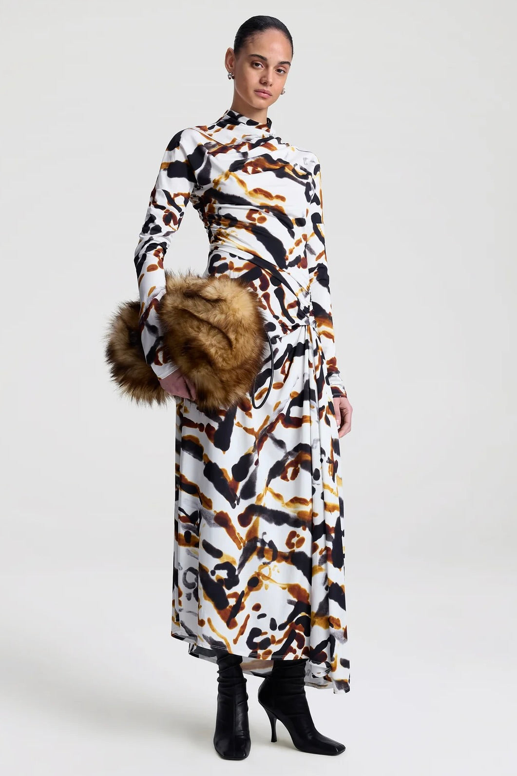 Lia Jersey Printed Maxi Dress