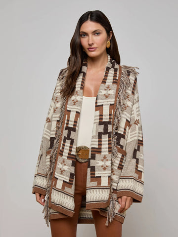 L'AGENCE - Jair Cardigan - Natural Multi