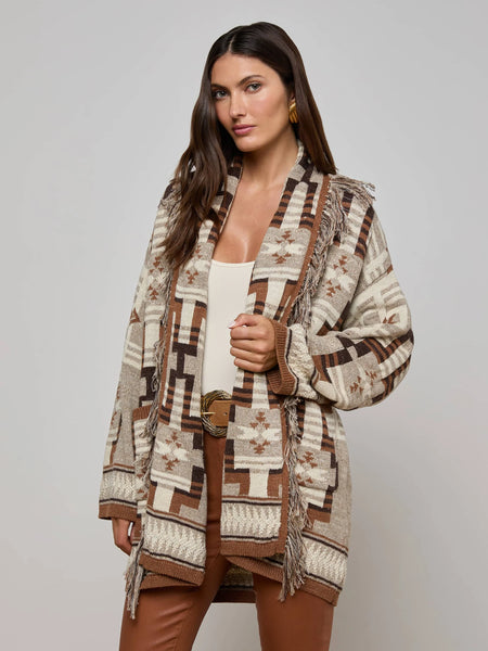 L'AGENCE - Jair Cardigan - Natural Multi
