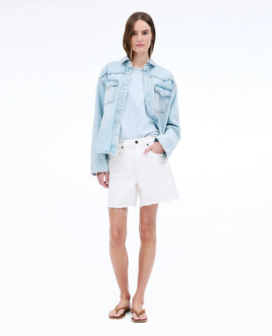 SLVRLAKE - Sienna Cut Off - White