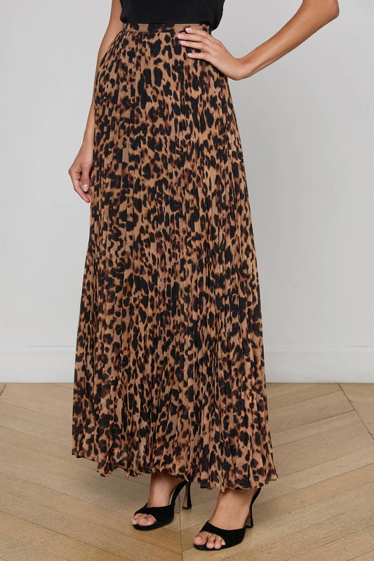 Torin Pleated Maxi Skirt