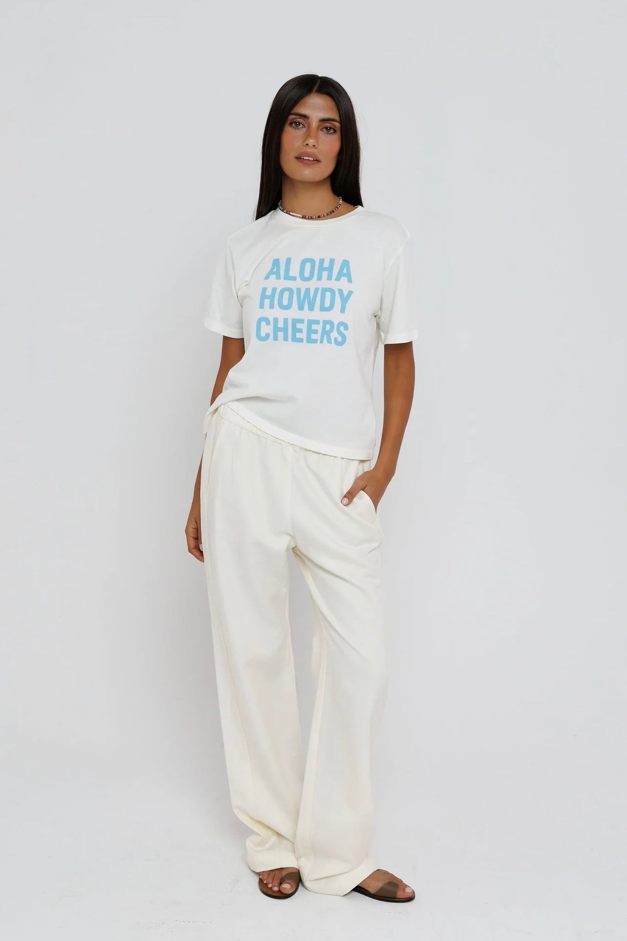 Aloha, Howdy, Cheers Everyday Tee