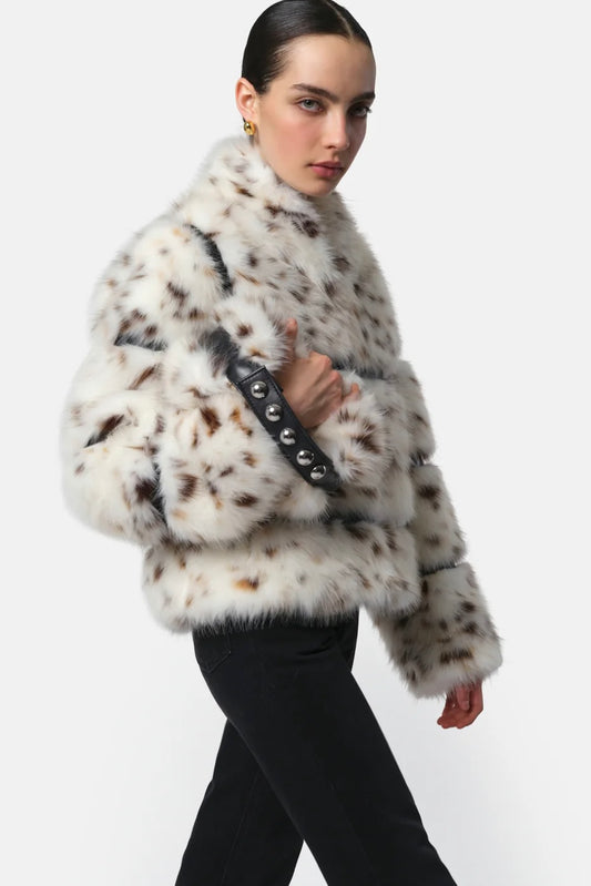 Sai Snow Leopard Coat
