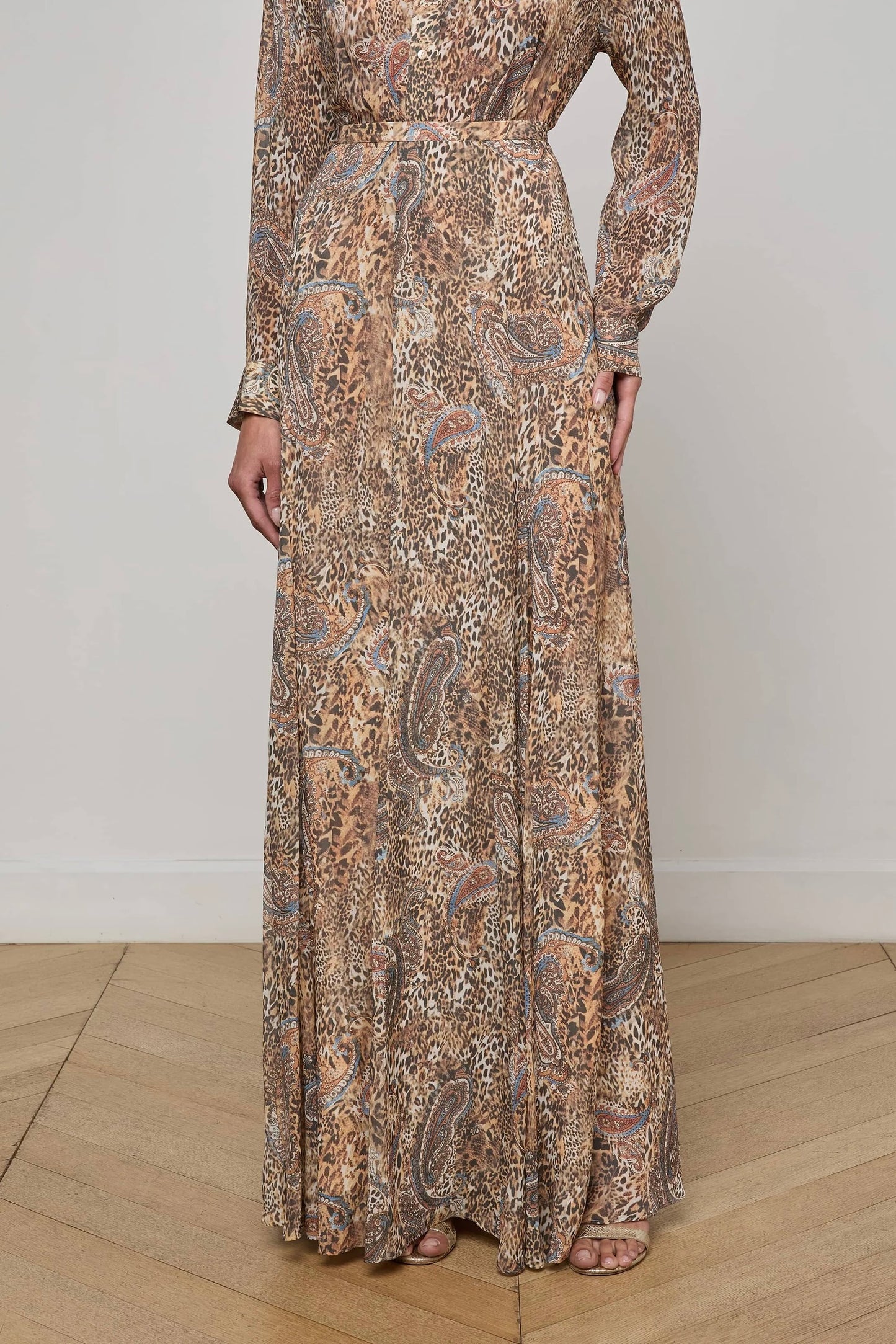 Patricia Maxi Skirt - Valencia Leopard