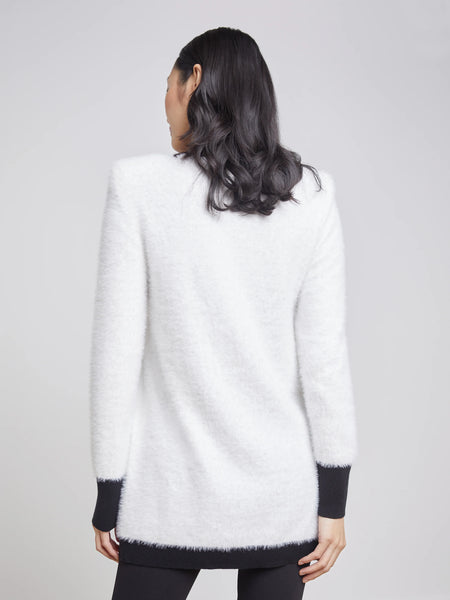L'Agence - Elin Cardigan - White/Black