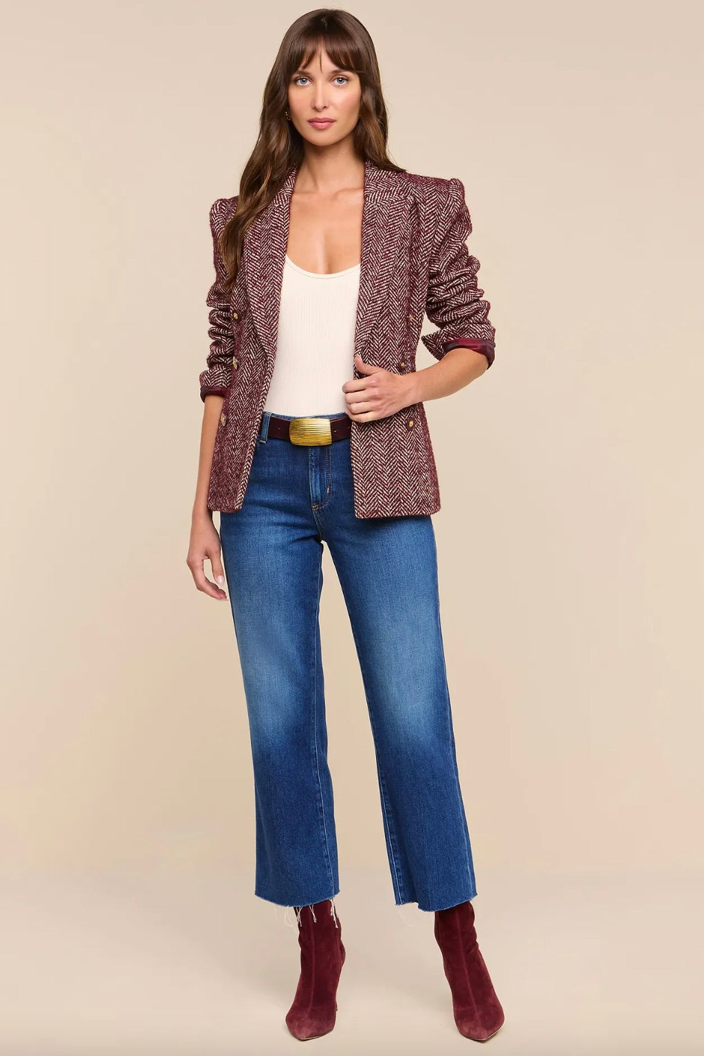 Karima Double Breasted Blazer