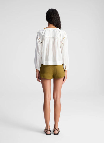 A.L.C. - Leon Lace Up Short - Hazel