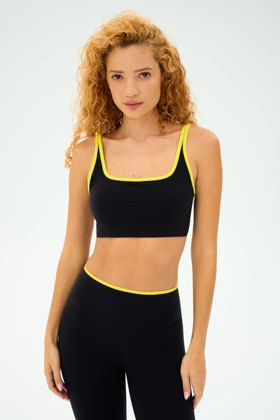 SPLITS59 - Cait Rigor Bra - Classic Blue/White & Black/Chartreuse