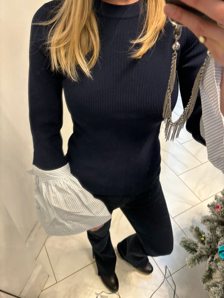 SIMKHAI - Agata Top - Midnight Multi